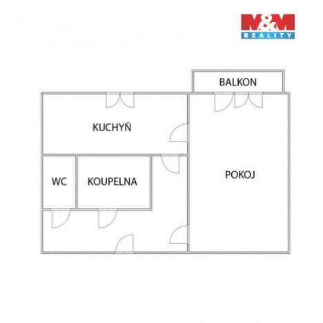 Prodej bytu 1+1, Ostrava - Moravská Ostrava, Mariánskohorská, 36 m2