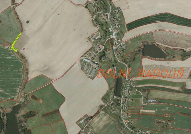 Prodej pole, Jindřichův Hradec - Dolní Radouň, 11340 m2