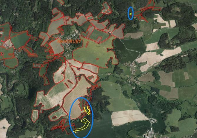 Prodej pozemku, Křečovice - Nahoruby, 31681 m2