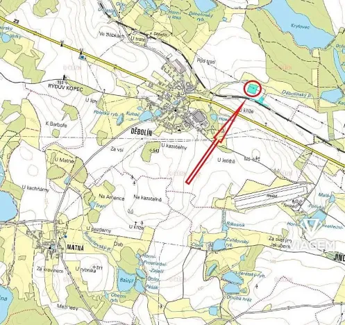 Prodej lesa, Jindřichův Hradec, 7182 m2