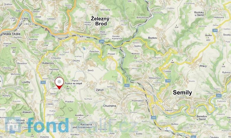 Prodej pole, Mírová pod Kozákovem, 22044 m2