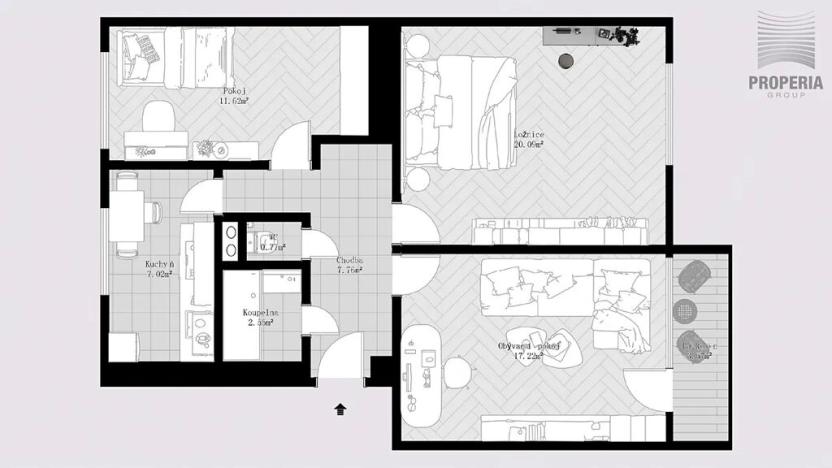 Prodej bytu 3+1, Vejprnice, Plzeňská, 76 m2