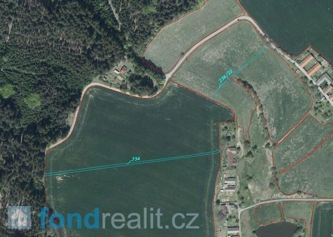 Prodej pole, Horní Radouň, 3863 m2