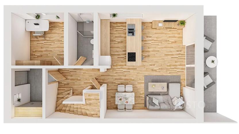 Prodej rodinného domu, Boršov nad Vltavou, Severní, 121 m2