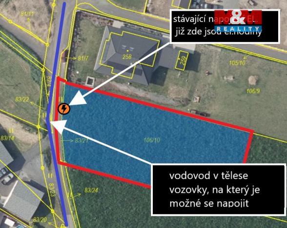 Prodej pozemku pro bydlení, Rtyně nad Bílinou, 1845 m2