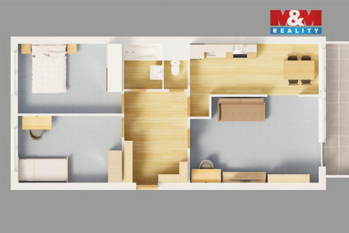 Pronájem bytu 3+kk, Mladá Boleslav - Mladá Boleslav II, 17. listopadu, 73 m2