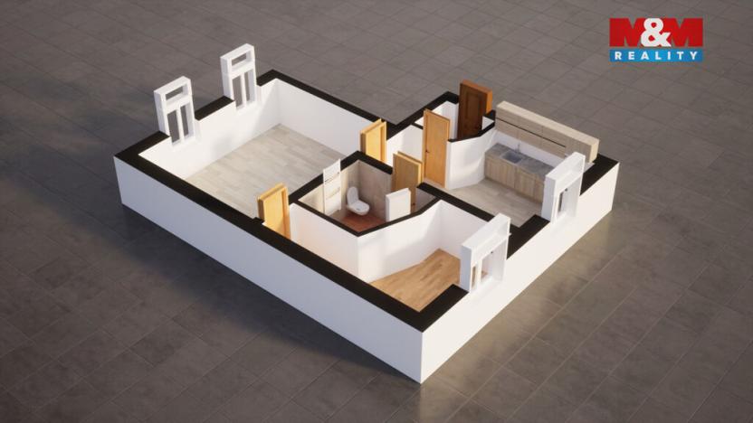 Prodej bytu 2+1, Jablonec nad Nisou, Saskova, 54 m2