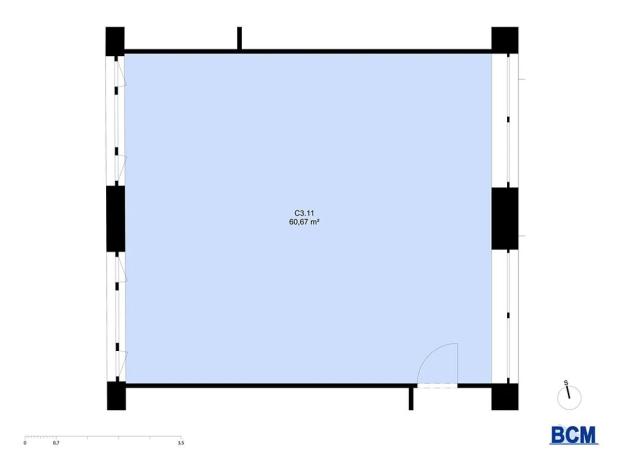 Pronájem kanceláře, Praha - Modřany, Barrandova, 61 m2