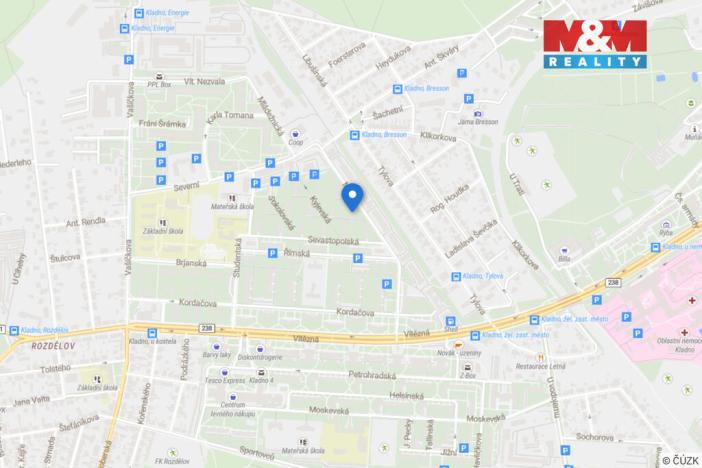 Pronájem bytu 1+1, Kladno, Míru, 32 m2