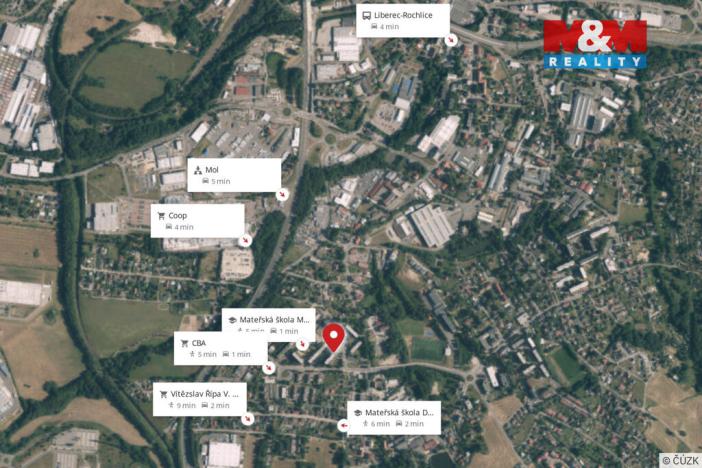 Prodej bytu 5+1, Liberec - Liberec XXIII-Doubí, Vackova, 90 m2