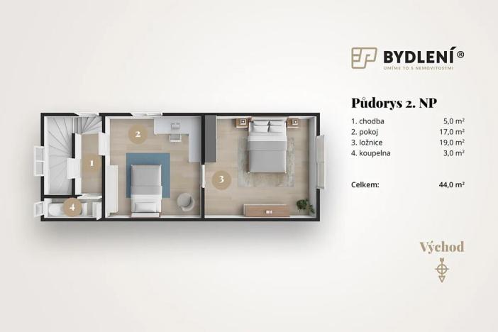 Prodej rodinného domu, Trmice, Vančurova, 86 m2