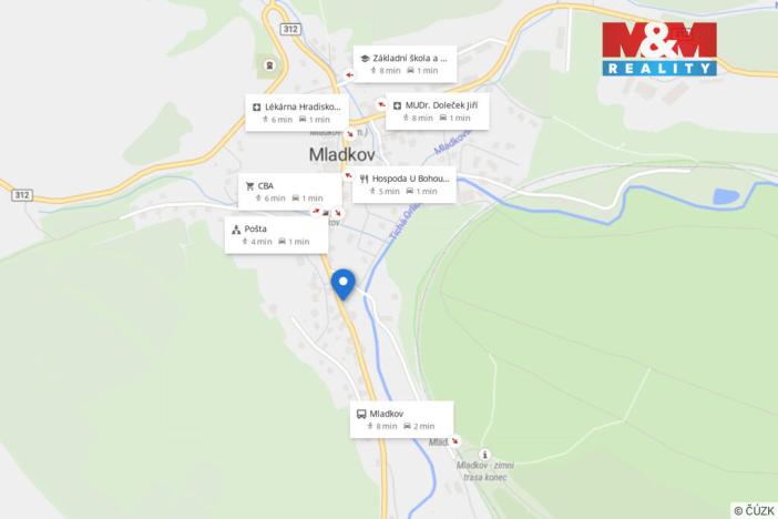 Prodej chalupy, Mladkov, 102 m2