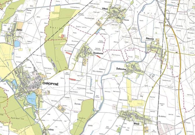 Prodej podílu pole, Kyselovice, 9690 m2