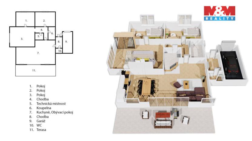 Prodej rodinného domu, Struhařov - Horní Podhájí, 94 m2