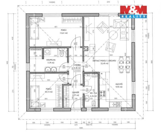 Prodej rodinného domu, Písty, 76 m2