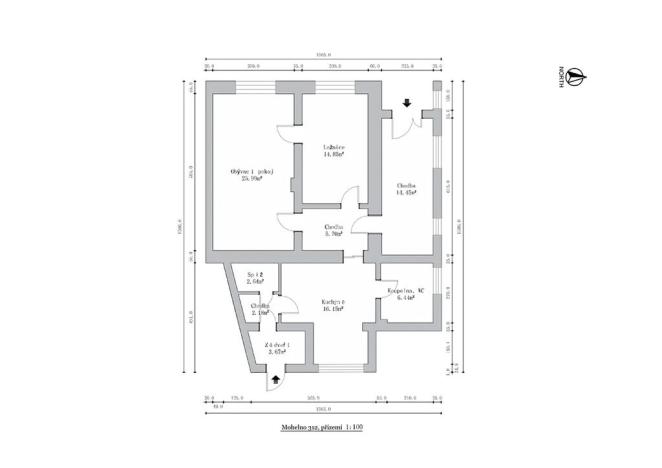 Pronájem ubytování, Mohelno, 195 m2