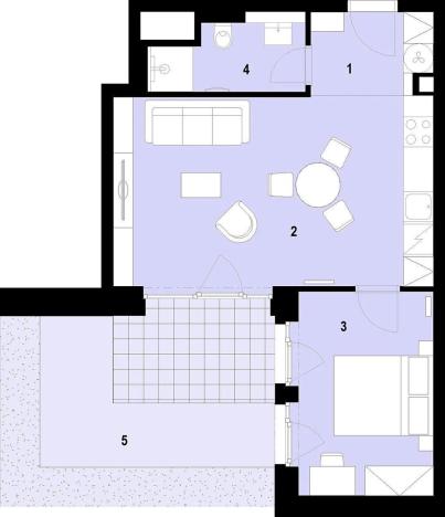 Prodej bytu 2+kk, Brno, Plynárenská, 46 m2