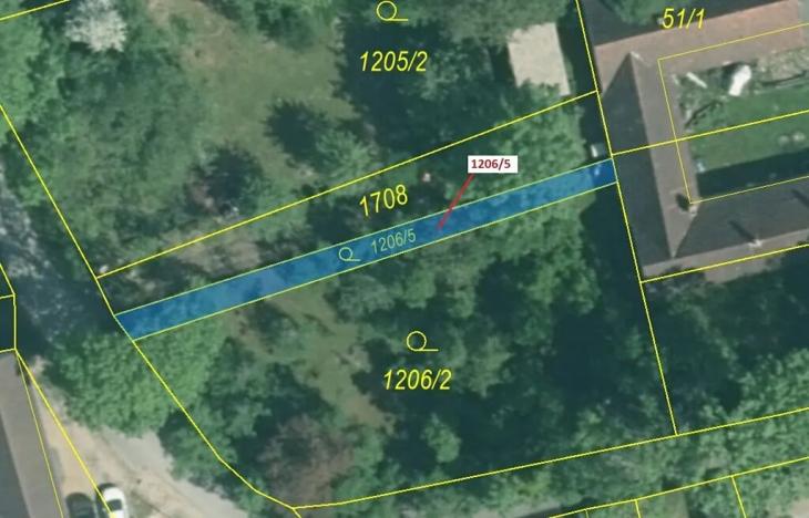 Dražba zahrady, Jílovice, 95 m2