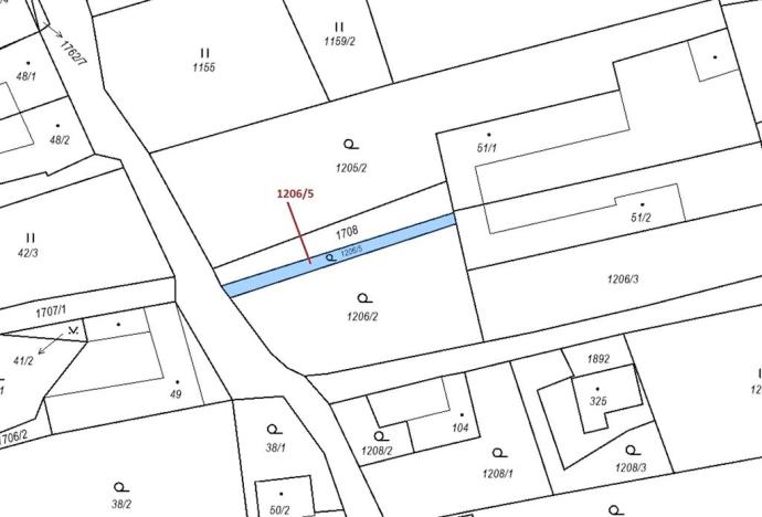 Dražba zahrady, Jílovice, 95 m2