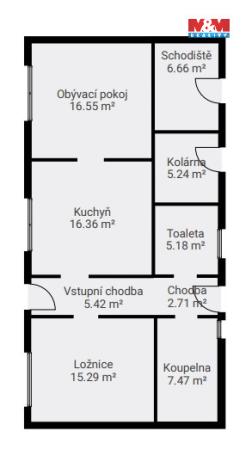 Prodej rodinného domu, Hlohovec, Hlavní, 80 m2