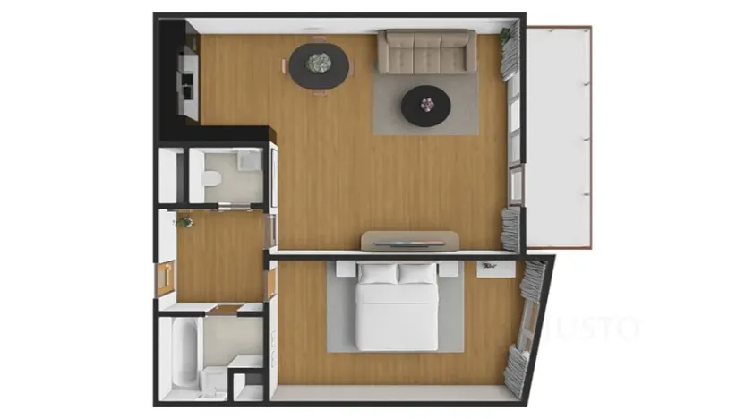 Prodej bytu 2+kk, Praha - Dolní Počernice, U konečné, 61 m2