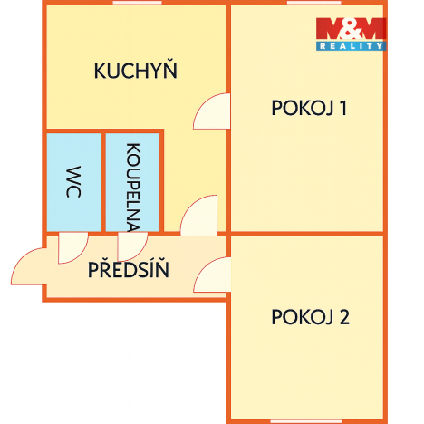 Prodej bytu 2+1, Praha - Michle, Jihlavská, 52 m2