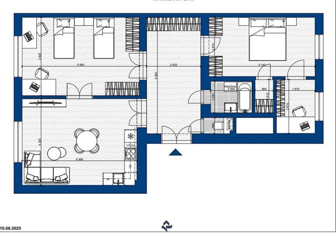 Prodej bytu 4+kk, Praha - Holešovice, Dukelských hrdinů, 95 m2
