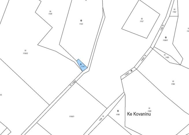 Dražba pozemku, Zálezly, 83 m2