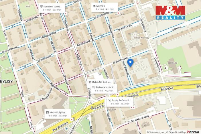 Pronájem bytu 1+1, Praha - Kobylisy, Pakoměřická, 42 m2