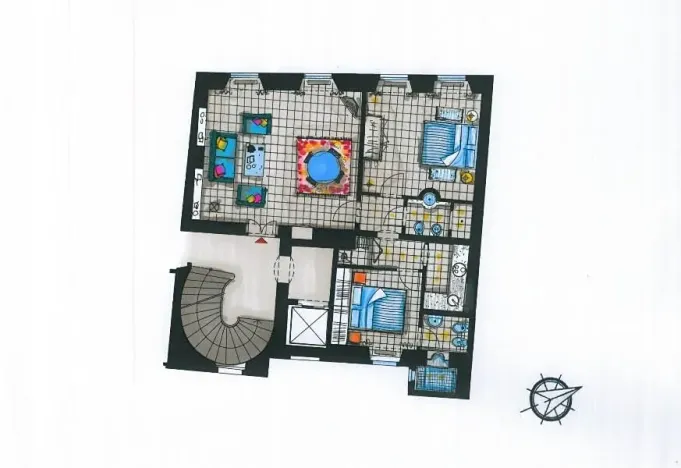 Pronájem bytu 3+1, Praha - Malá Strana, Hroznová, 73 m2