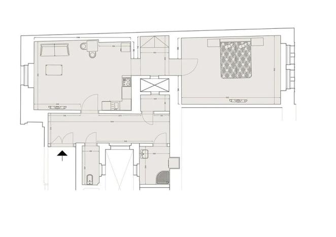 Pronájem bytu 2+kk, Praha - Nové Město, Lípová, 58 m2