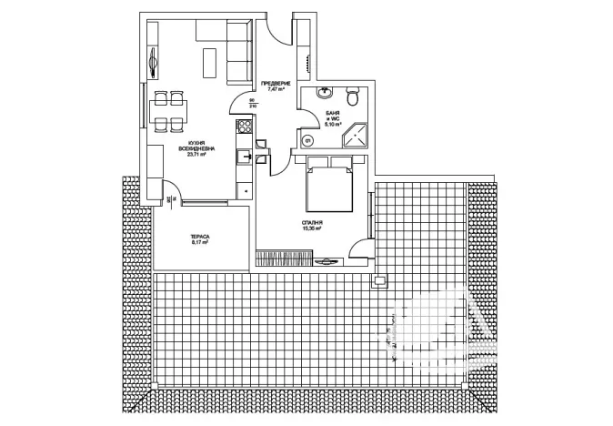 Prodej bytu 2+kk, Bjala, Bulharsko, 69 m2