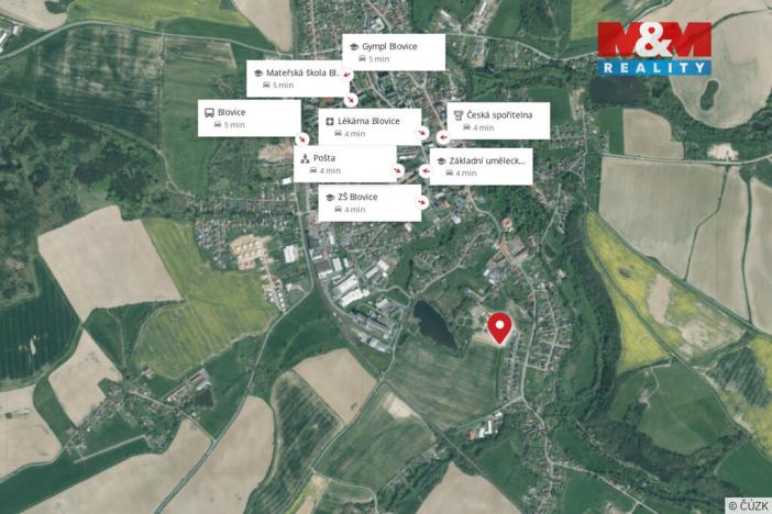 Prodej pozemku pro bydlení, Blovice - Hradiště, 823 m2