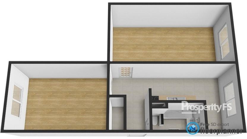 Pronájem bytu 2+1, Ústí nad Labem - Ústí nad Labem-centrum, Stará, 61 m2