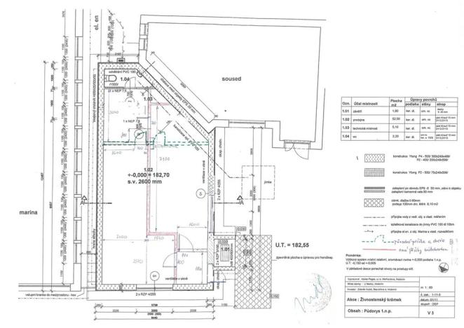 Pronájem obchodního prostoru, Hodonín, Cihlářská čtvrť, 61 m2
