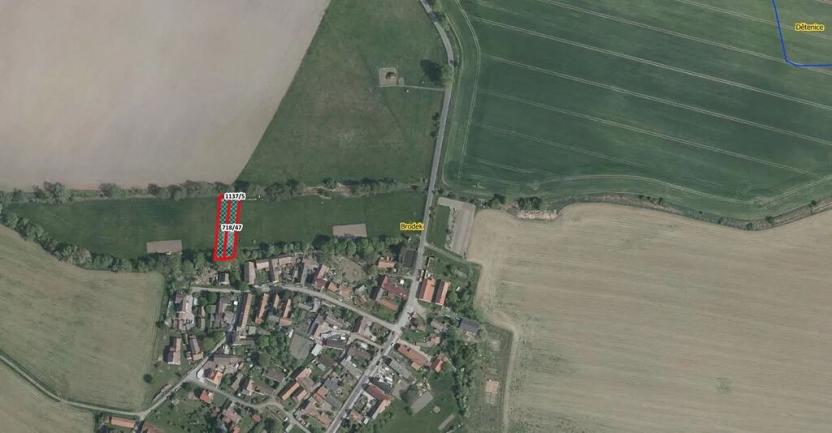 Prodej zahrady, Dětenice, 1392 m2