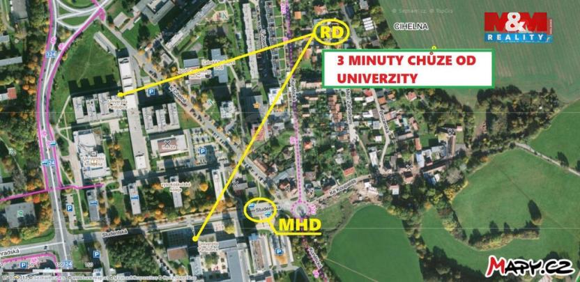 Pronájem bytu 1+kk, Pardubice - Cihelna, Brozanská, 51 m2