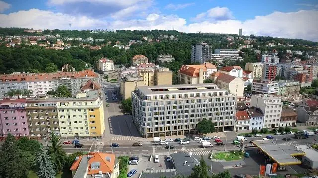 Pronájem bytu 1+kk, Praha - Košíře, Hlaváčkova, 25 m2