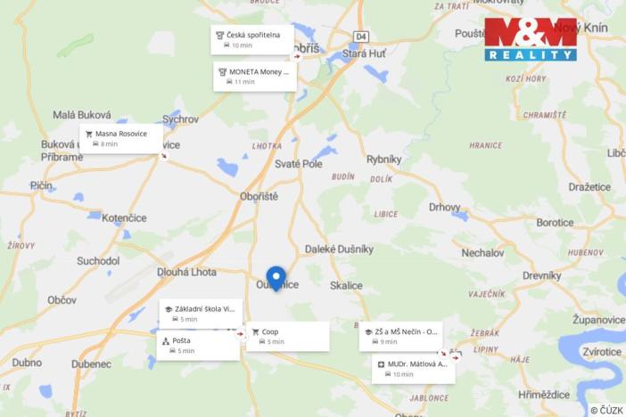 Prodej pozemku pro bydlení, Ouběnice, 1533 m2