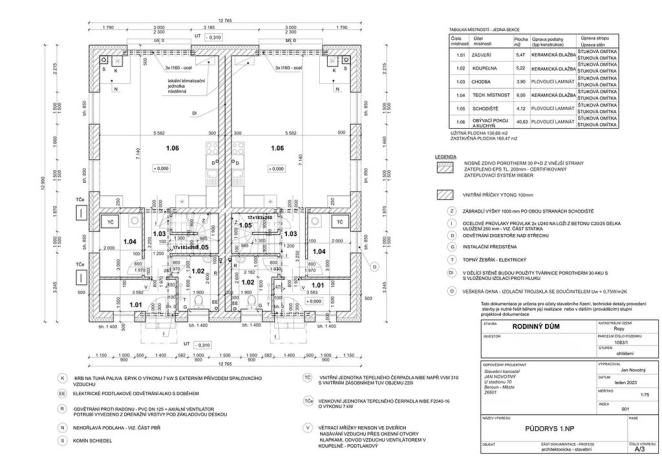Prodej bytu 4+kk, Praha - Řepy, Otlíkovská, 125 m2