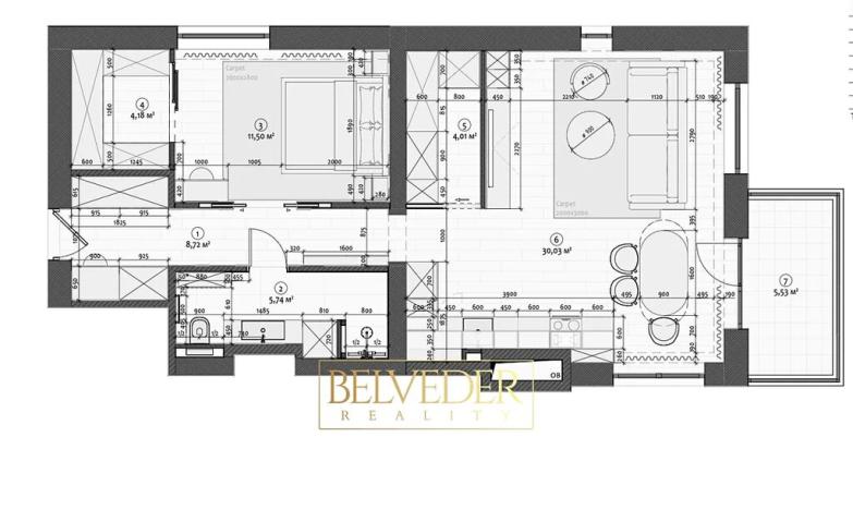 Prodej bytu 2+kk, Teplice, Albrechtova, 70 m2
