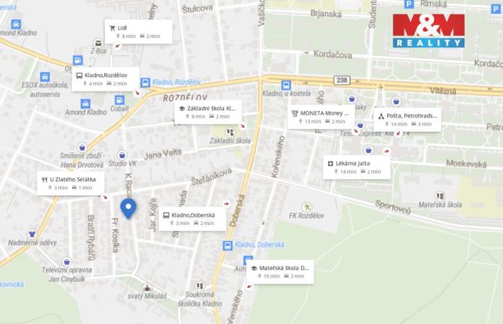 Prodej rodinného domu, Kladno - Rozdělov, K Racandě, 106 m2