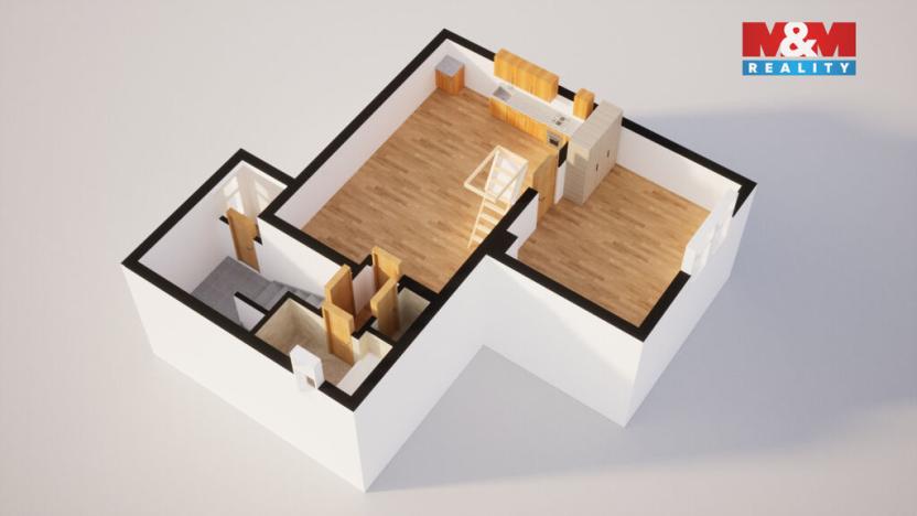 Prodej bytu 2+kk, Jablonec nad Nisou, Saskova, 90 m2