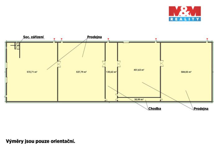 Pronájem skladu, Cheb, Karlova, 2200 m2