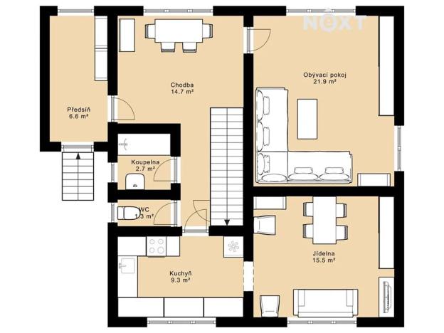 Prodej rodinného domu, České Budějovice, St. Čečka, 132 m2