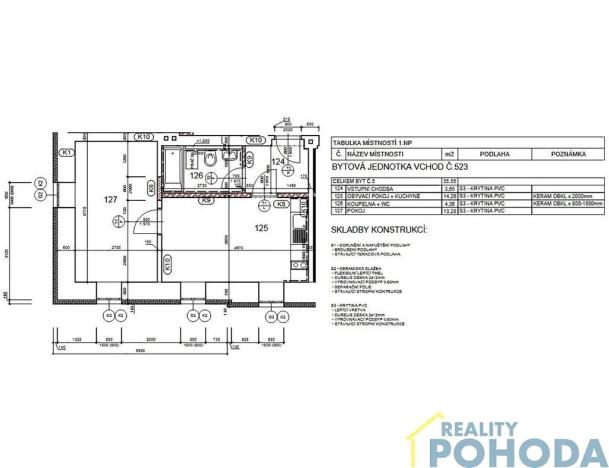 Prodej bytu 2+kk, Choceň, Peliny, 35 m2