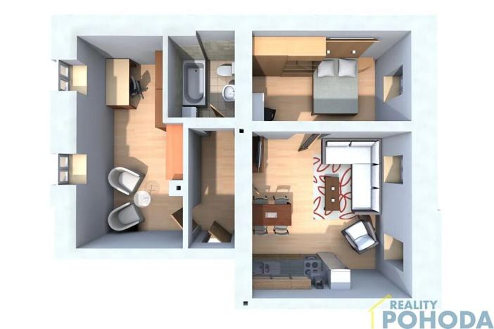 Prodej bytu 3+kk, Choceň, Peliny, 64 m2