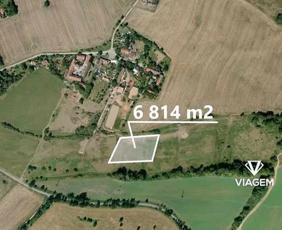 Prodej pole, Praha - Lipence, 6814 m2