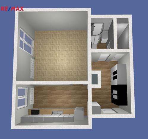 Pronájem bytu 1+1, Ostrava - Poruba, Čs. exilu, 40 m2