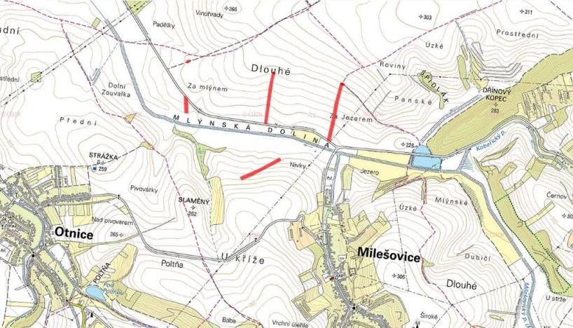 Prodej pole, Milešovice, 15564 m2